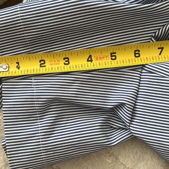 Express blue & white stripe shorts - Picture 6 of 6